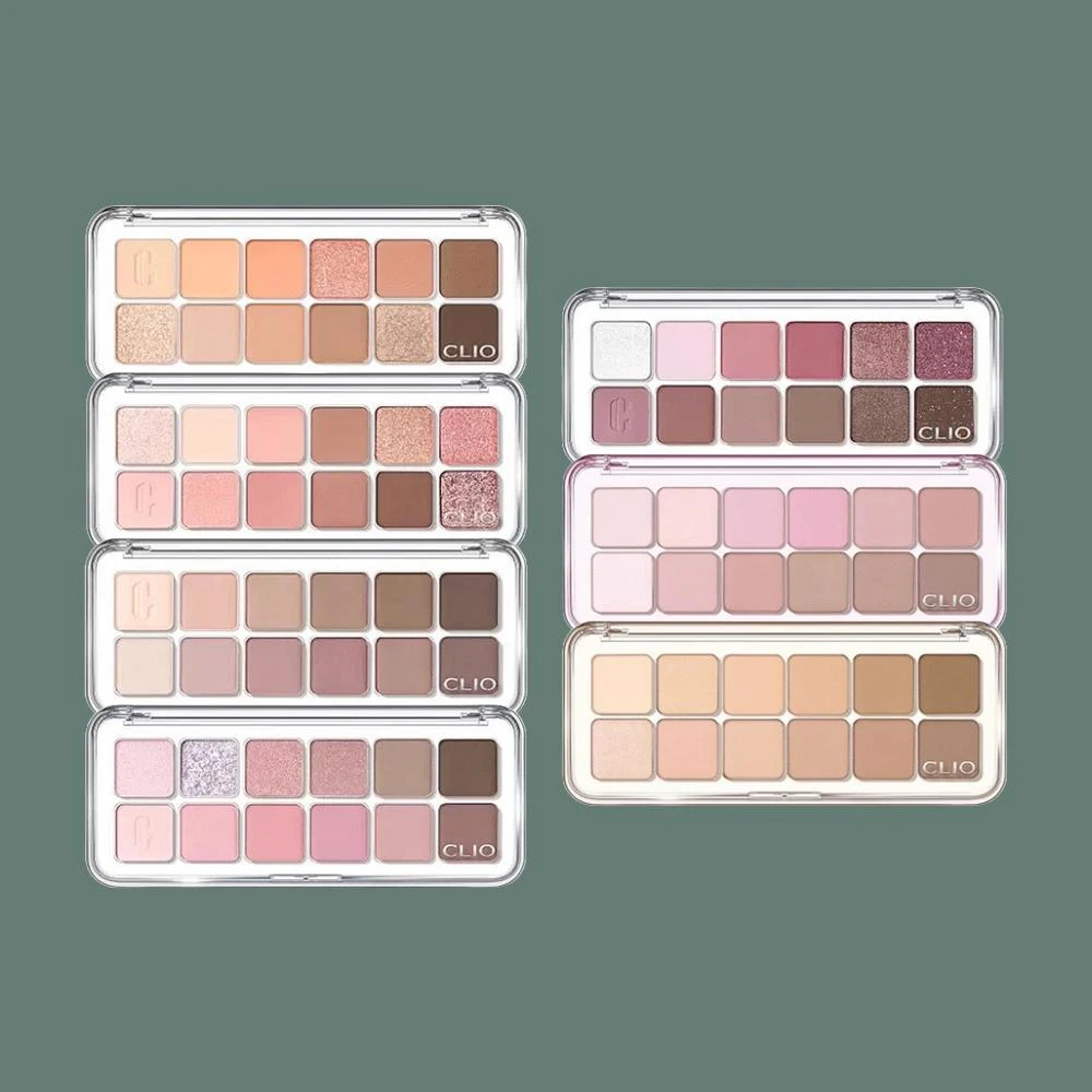 【CLIO 珂莉奧】玩色百搭空氣眼影盤 十二色眼影盤 PRO EYE PALETTE AIR