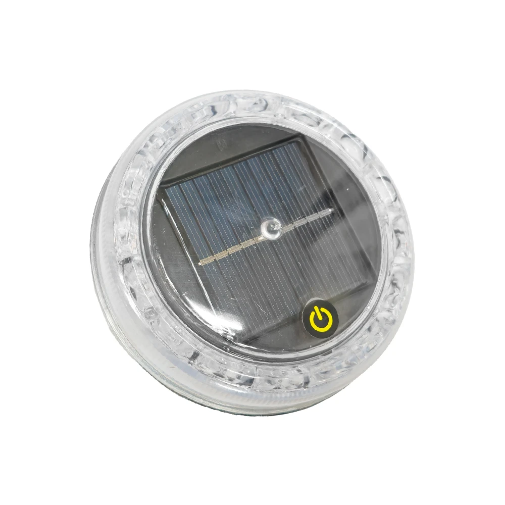 【美升】太陽能爆閃警示燈-圓形2入裝 強磁固定款(免接線 觸控式 防撞燈 貨車警示燈 閃爍燈 故障燈 LED燈)