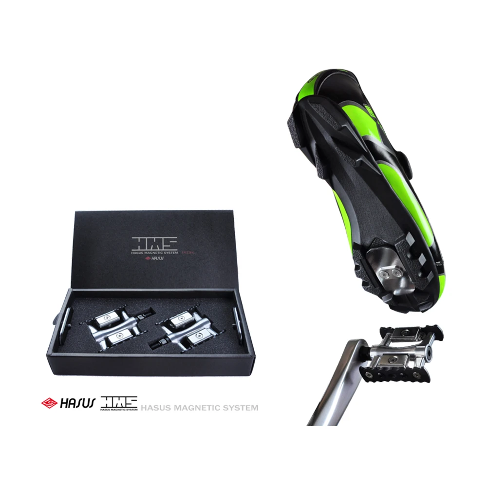 【HASUS】記洋行-自行車 磁吸踏板 直覺式脫卡功能(幫助騎士們輕鬆應付環島旅途中各種路況HMP01)