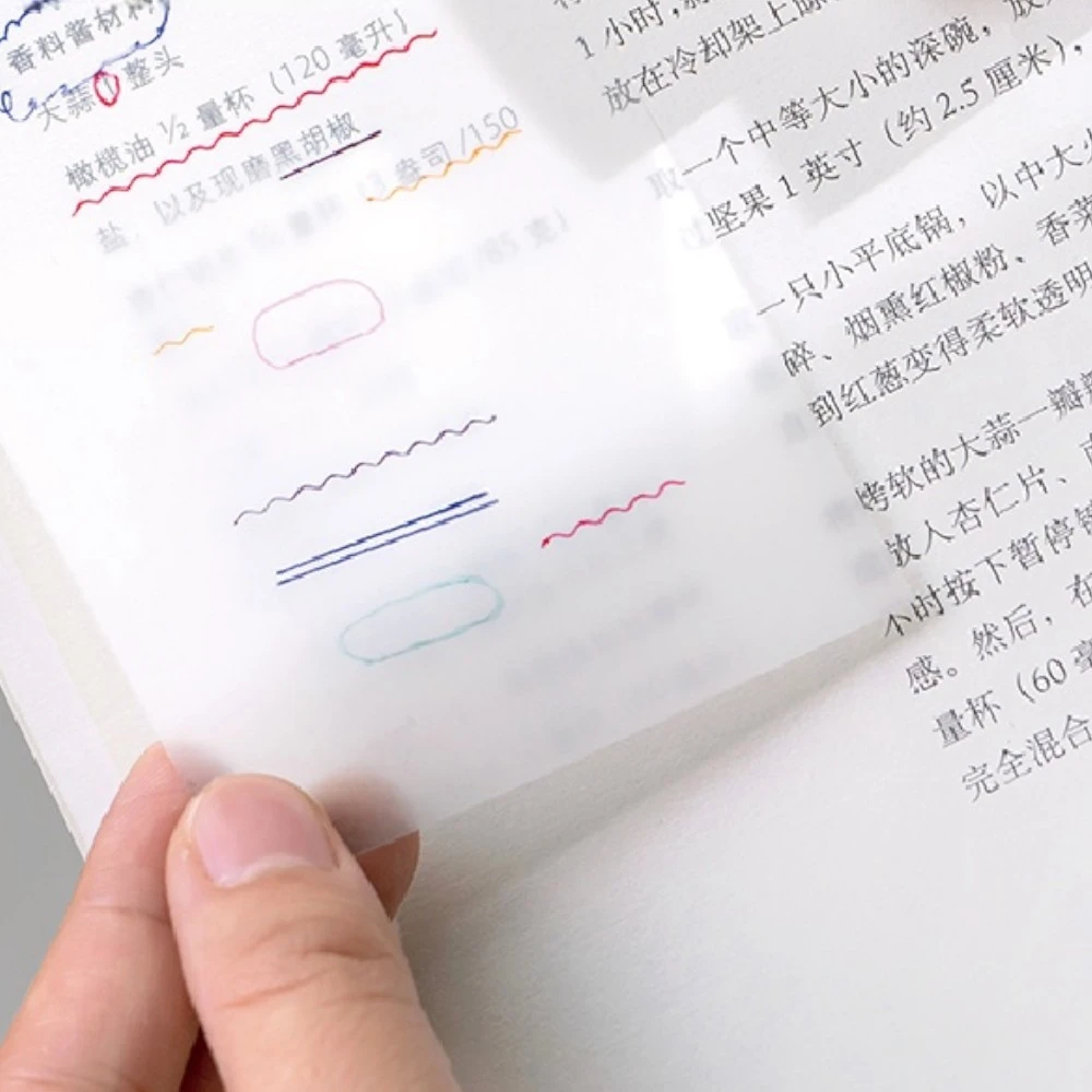 【蛋蛋購物】透明便利貼 N次貼 便條紙 透明書寫便利貼(透明 半透明 多次貼 防潑水)
