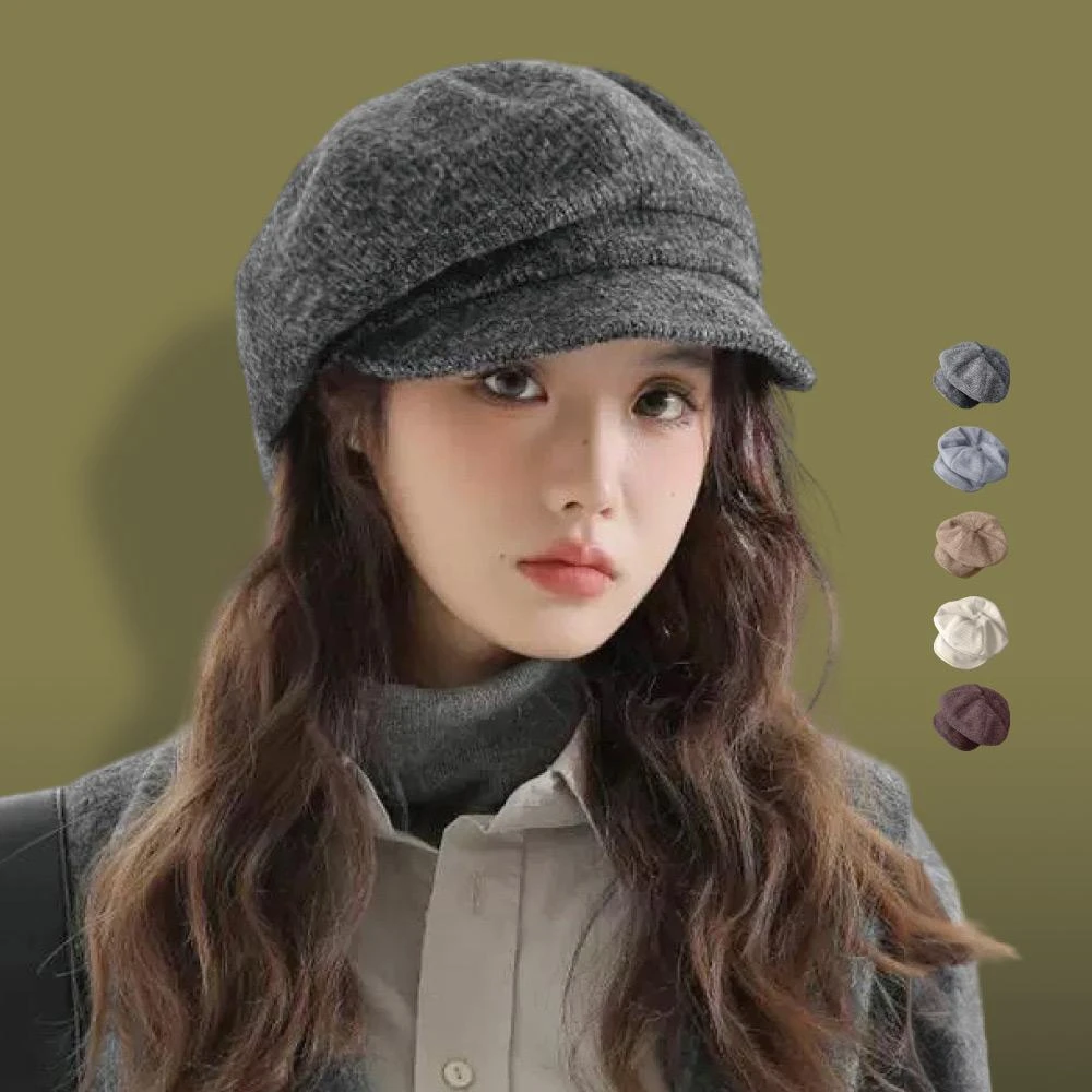 【ZOII 佐壹】毛呢報童帽 秋冬帽 保暖帽 帽 復古帽 畫家帽 報童帽 短檐帽 帽子 配件單品 #105029