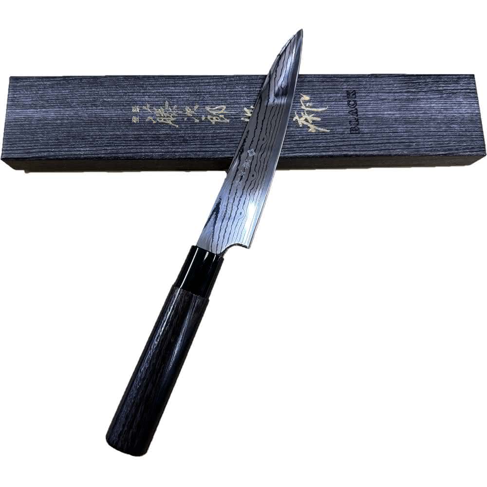 藤次郎 牛刀 日本製 疾風BLACK 210mm 燕三条製包丁の【藤次郎