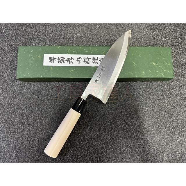 工具家達人」 堺孝行180mm 堺菊孝日本製改良霞研出刃魚刀日式魚刀雞肉