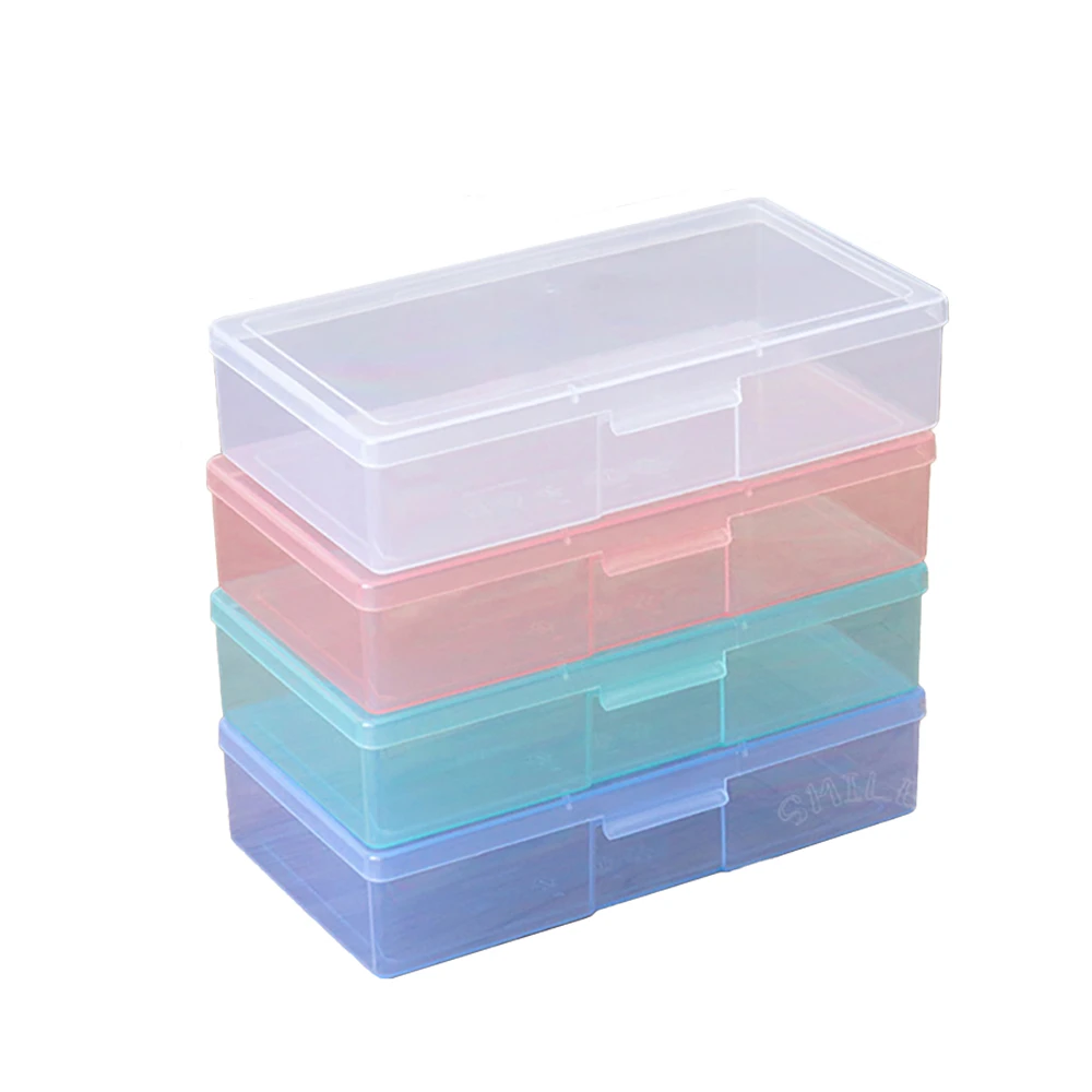 佳斯捷 飛卡06透明收納盒-1入(整理盒文具盒口罩盒單入)