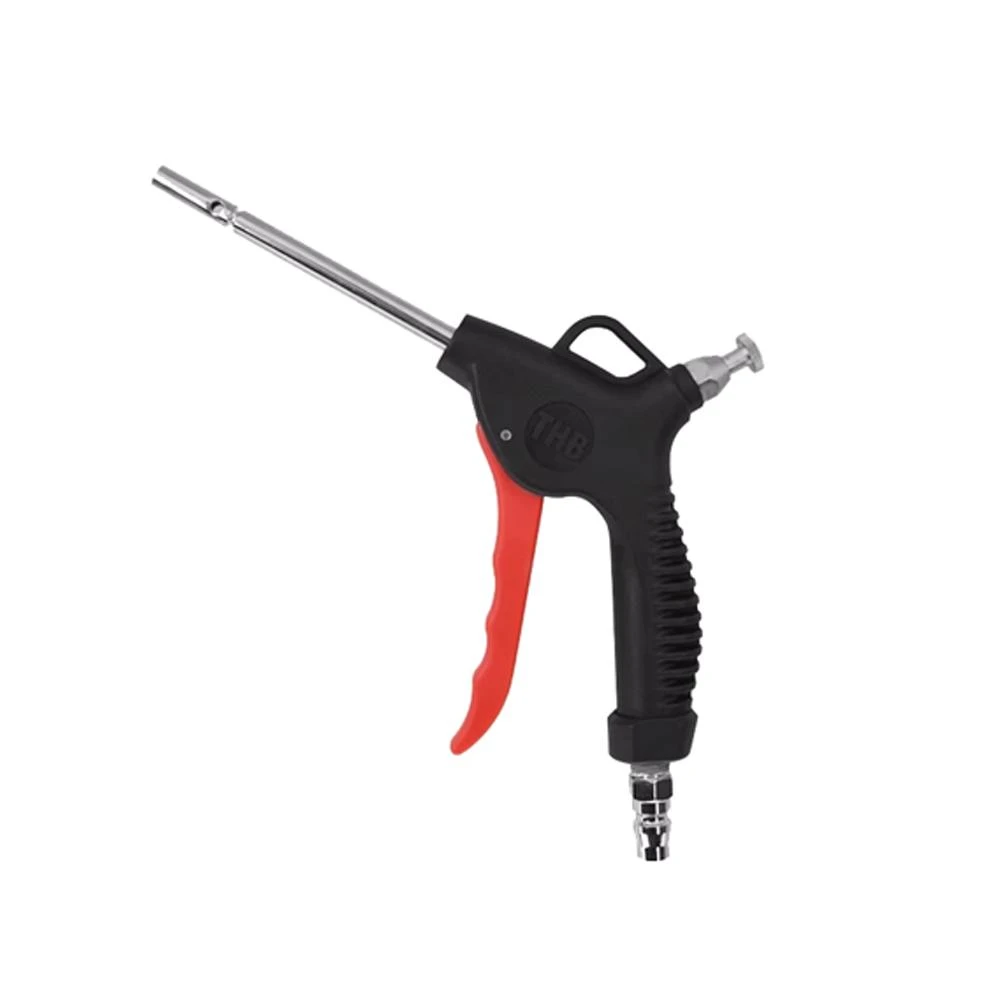 THB 氣動空氣槍 風槍 1/4 可調整式 側孔B80 附20PM接頭 台灣製 中崙五金