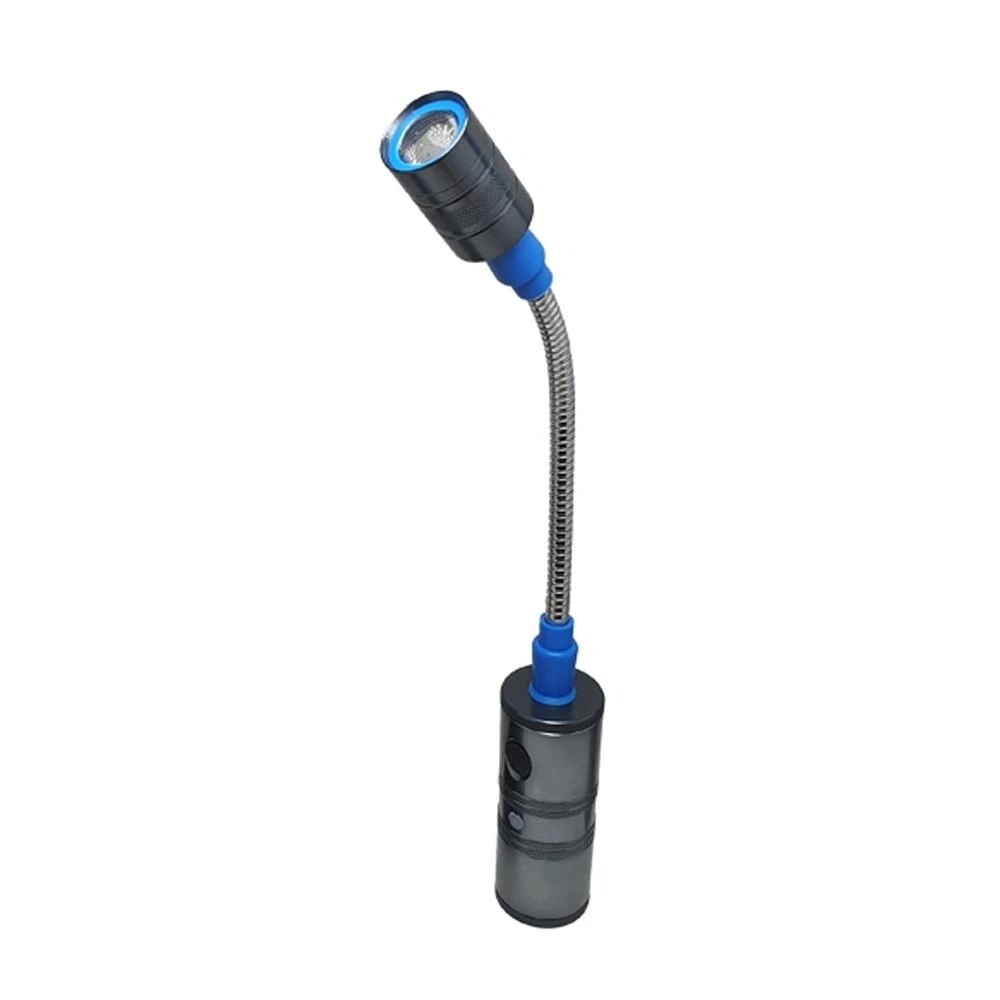 CREE蛇管 充電式LED燈 全電壓手電筒 5W 可調焦距 兩段照明 HL-9015 中崙五金