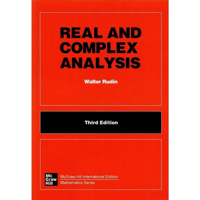 REAL & COMPLEX ANALYSIS 第三版 WALTER RUDIN Amazon.com: Real and Complex Analysis (Higher Mathematics