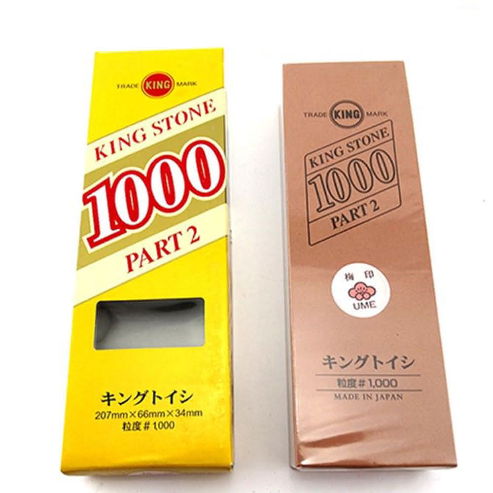 出清下殺日本製KING STONE中砥石粒度1000目刀刃開鋒用磨刀石