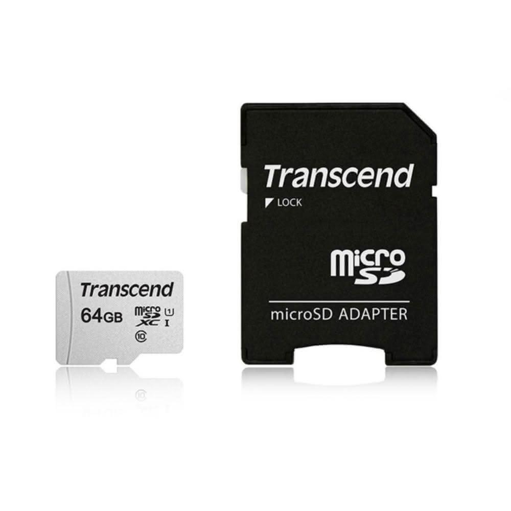 【Transcend 創見】64G-創見 microSD UHS-I 記憶卡 16G 32G 64G 128G 附轉卡 