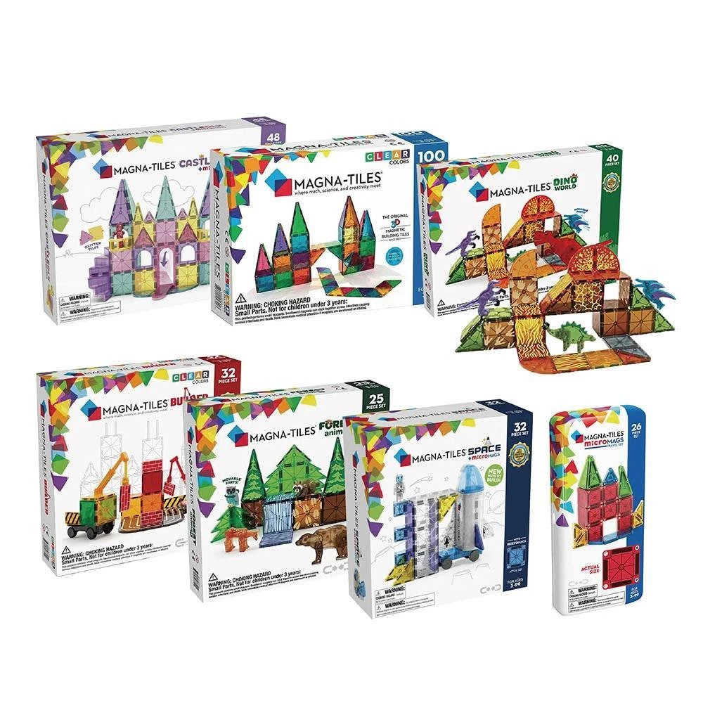 【Magna-Tiles】磁力積木系列｜多款可選(限時賣場/兒童積木/磁力)