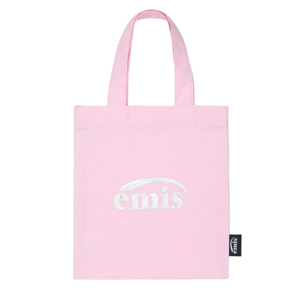 ♥【emis】 SILVER LOGO MINI ECO BAG♥ SILVER LOGO MINI ECO BAG-SKY BLUE - EMIS