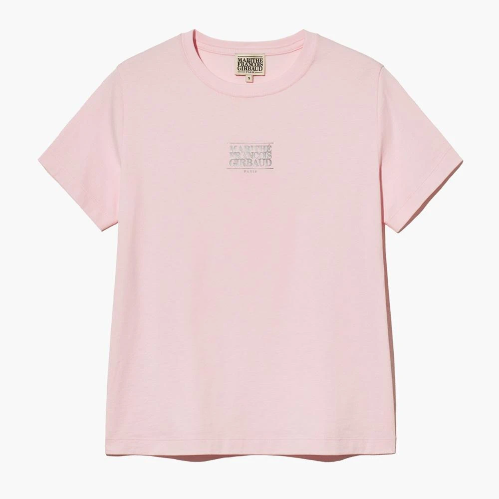★Marithe + Francois Girbaud★ W BASIC CROP TEE light heathe MARITHE FRANCOIS GIRBAUD】預購韓國MARITHE W CLASSIC LOGO