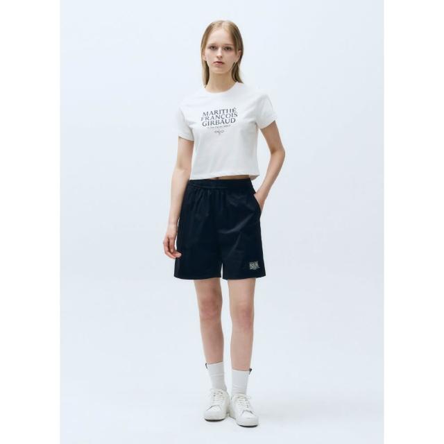 さらに100円引き◆MARITHE◆MOUVEMENT W AEROCOOL CROP TEE MOUVEMENT W AEROCOOL CROP TEE black - MARITHÉ+FRANҪOIS GIRBAUD