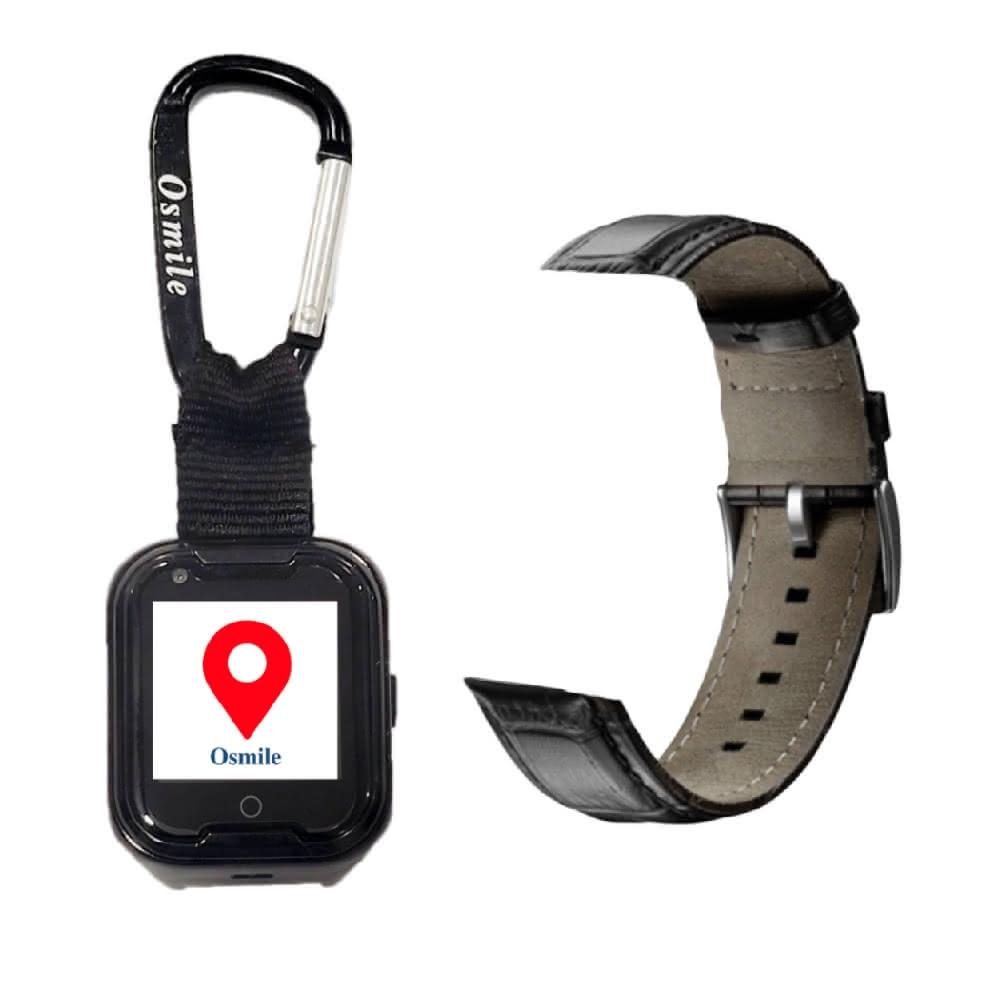 Osmile ED1000 失智症GPS個人衛星定位器 輔具款鑰匙圈版 皮革錶帶 遠程定位 GPS定位 老人追蹤器 兒童追蹤器 定位追蹤