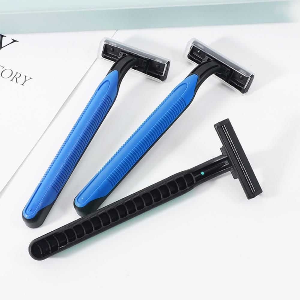 【JOEKI】一次性碳鋼刮鬍刀-10入刮鬍刀 拋棄式刮鬍刀 旅行刮鬍刀 雙層刮鬍刀 一次性刮鬍刀