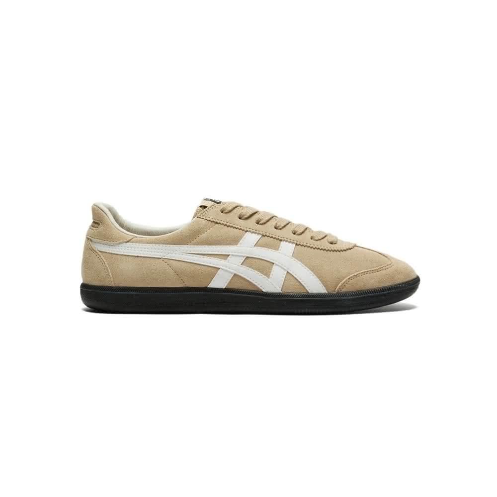 富貴蘭　虎徹(小丸虎覆輪) Onitsuka Tiger】ONITSUKA TIGER TOKUTEN 鬼塚虎復古奶茶麂皮黑底男女
