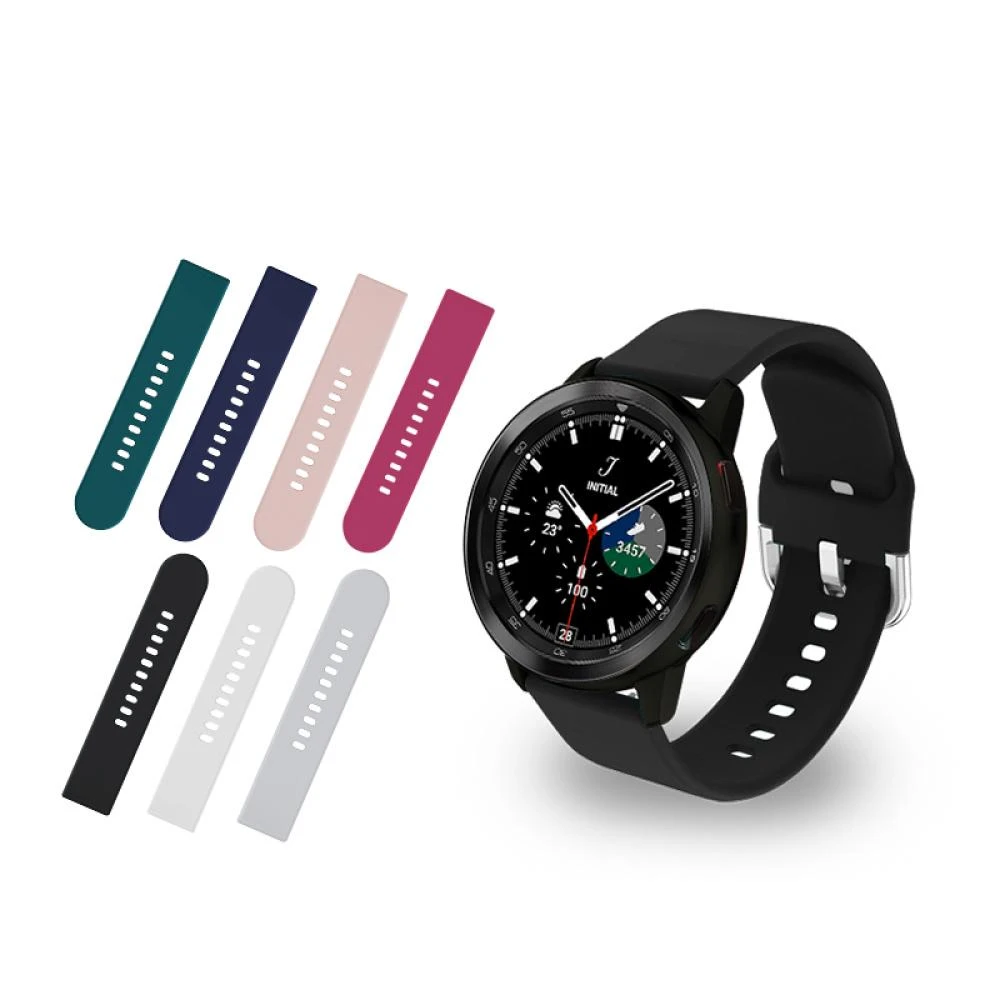 【貼膜達人】三星 防水透氣 通用快拆 矽膠錶帶 運動智慧 錶帶 適用 三星手錶 小米手錶 運動版 garmin 華為 華碩