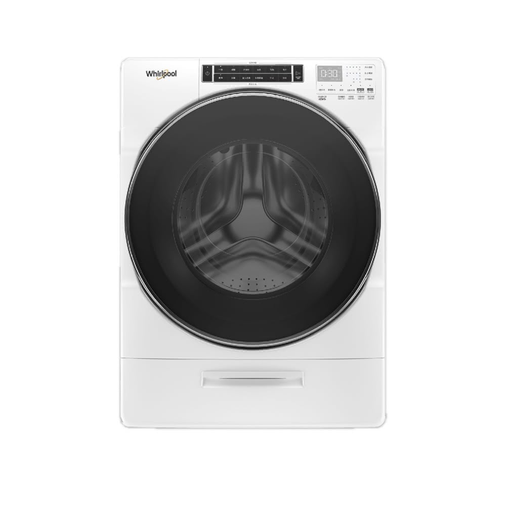 【Whirlpool 惠而浦】Whirlpool 惠而浦17公斤 Load & Go蒸氣洗滾筒洗衣機 8TWFW8620HW 堆疊洗脫乾衣機洗衣高效率