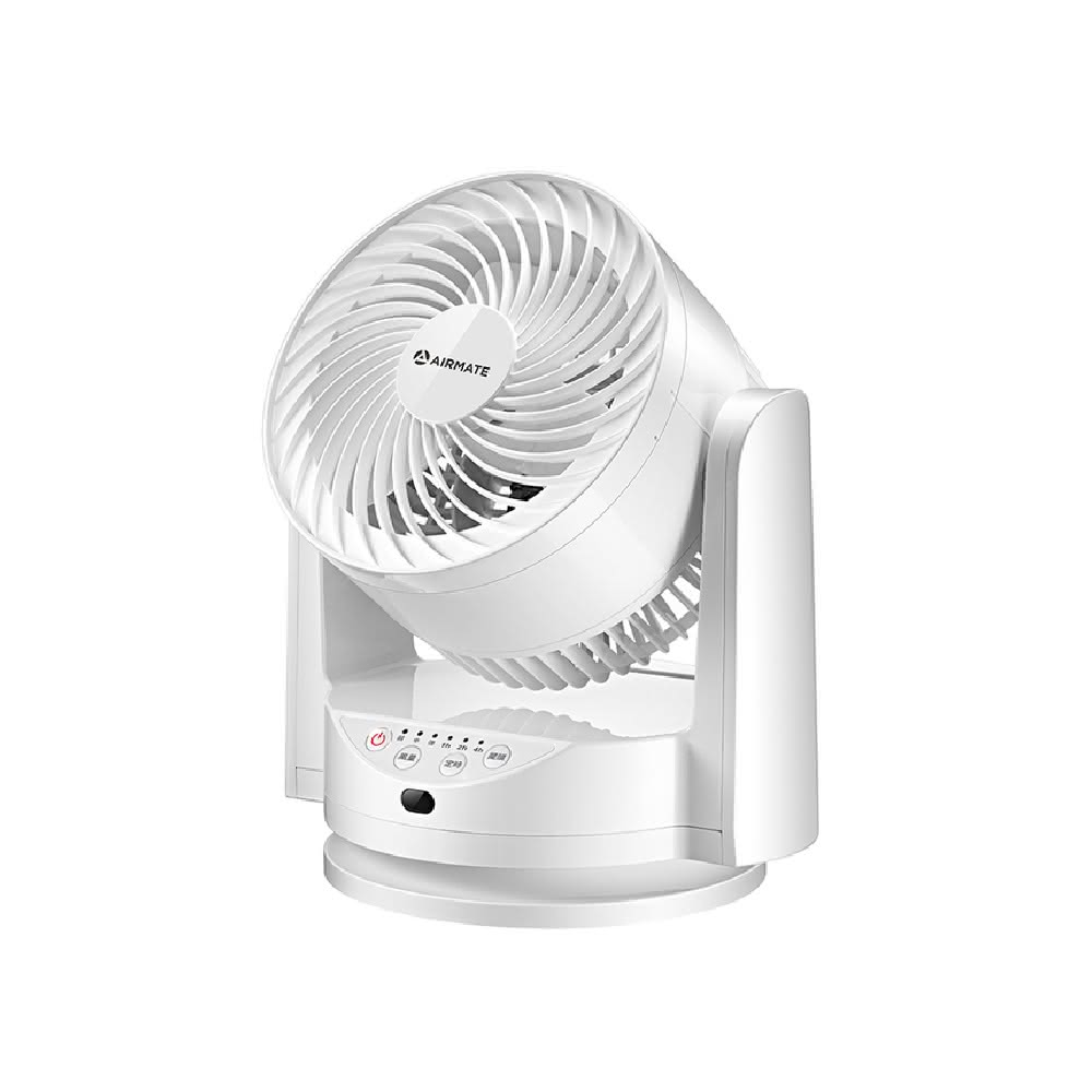 AIRMATE 艾美特 FB1566R 空氣迴圈扇，6吋三片葉設計，提供強勁迴圈風力，3段風速調整，附遙控器方便操作。白色系外觀，產品尺寸200x292x264mm，重量2.08kg，110V/60Hz適用臺灣電壓，產自中國，享1年保固。適合夏季家用，提升室內空氣流動，高效省電涼爽一夏。