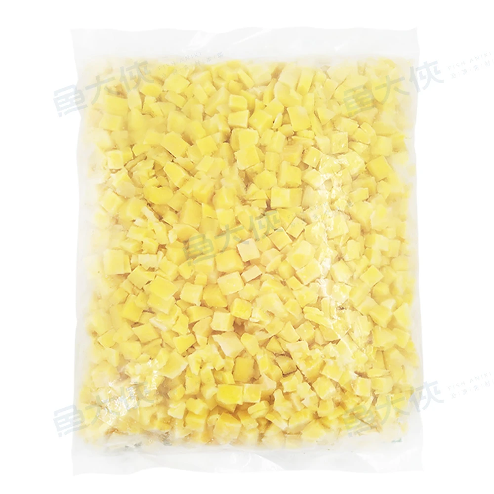 【魚大俠】熟凍-地瓜丁(1kg/包)#番薯丁-1I3A 魚大俠 AR061