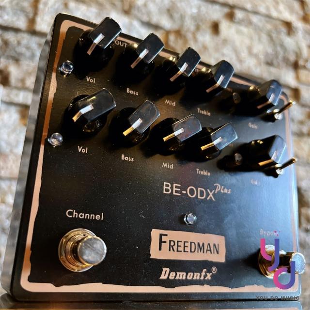 Demonfx 〔 Freedman BE-ODX Plus 〕 效果器電吉他雙軌破音前級公司貨