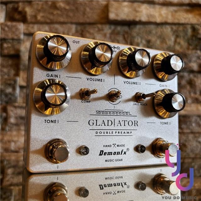 Demonfx GLADIATOR DOUBLE PREAMP 電吉他雙軌前級破音效果器角鬥者