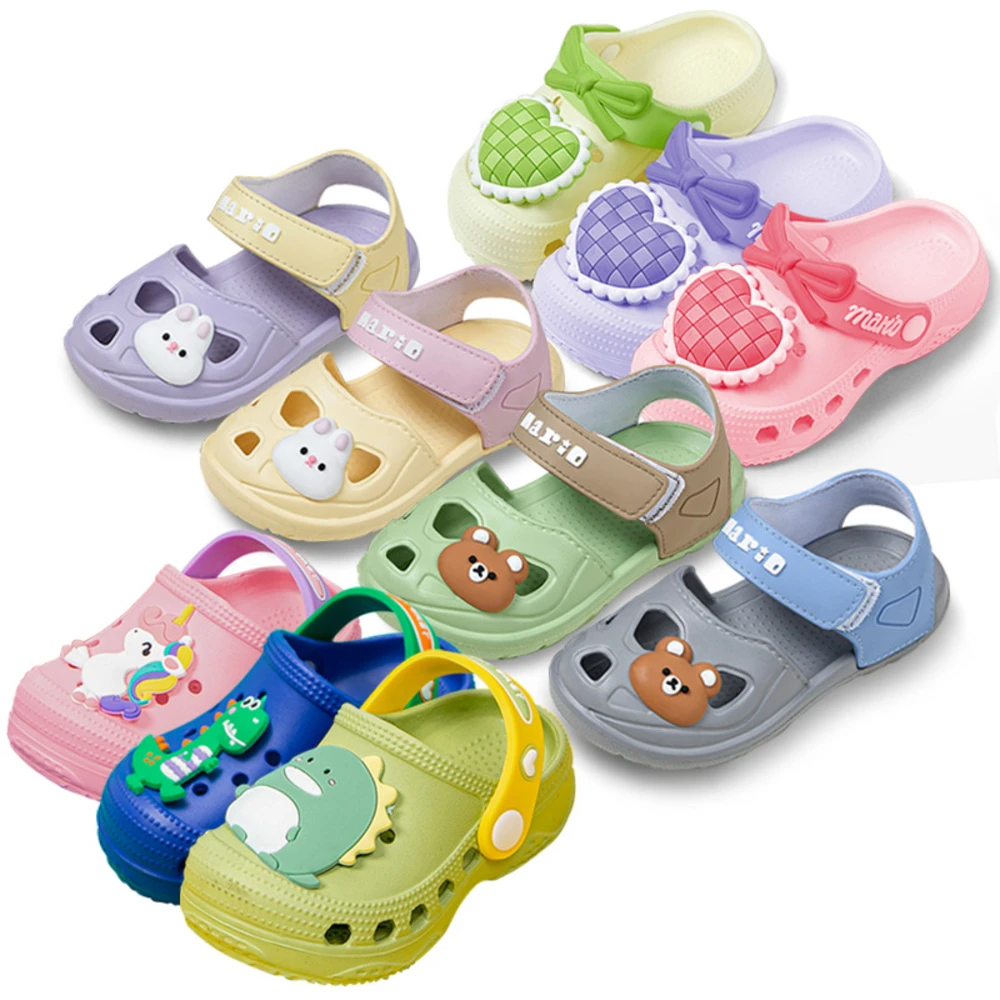 卡通兒童布希涼鞋(耐穿舒適)兒童拖鞋 兒童涼鞋 兒童室內拖鞋 兒童室外拖鞋 童拖鞋 小孩拖鞋 寶寶拖鞋 幼兒拖鞋 童涼鞋 卡通兒童布希鞋