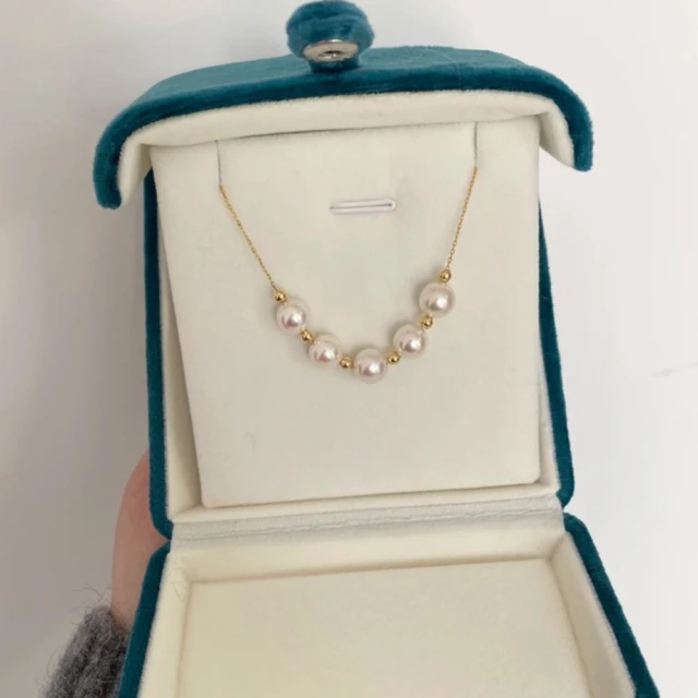WhiteKuo】18k天然海水akoya珍珠兩戴式項鏈(18K、海水珍珠、akoya、項鍊)