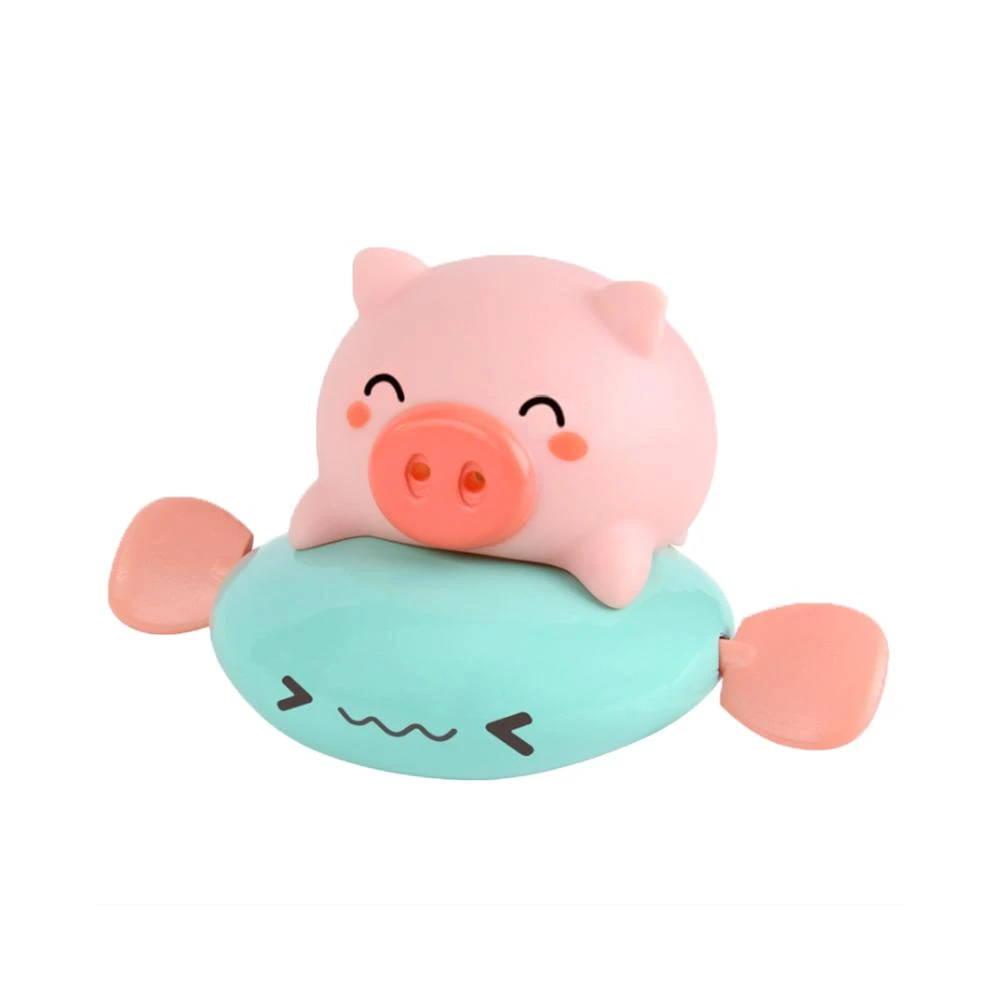【JoyBaby】兒童洗澡玩具小豬飛魚 浴室洗澡 河馬 動物發條玩具 恐龍玩具