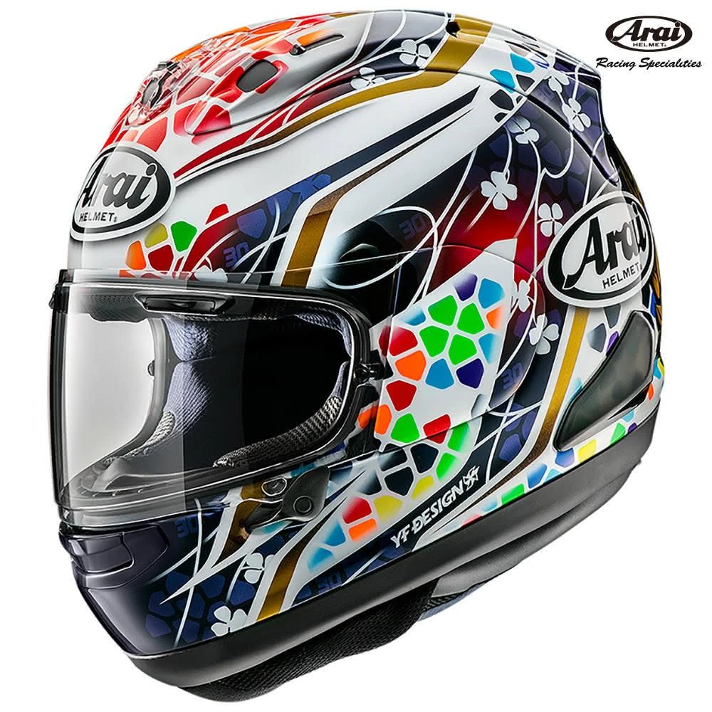 Arai RX-7X ナカガミGP2 Lサイズ 新品 NAKAGAMI 中上貴晶 Arai】RX-7X NAKAGAMI GP2 中上貴晶全罩安全帽公司貨選手彩繪