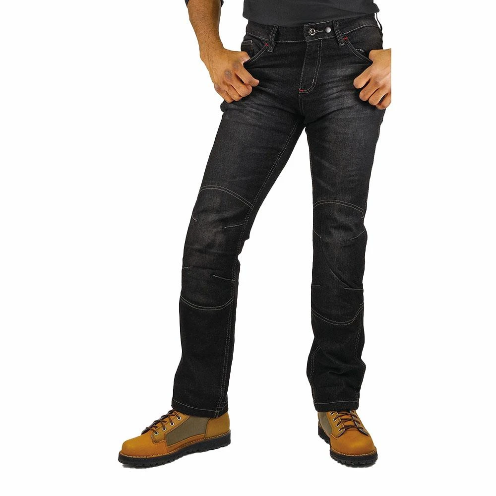 【KOMINE】日本品牌 騎士彈性牛仔防摔褲 WJ-7323R Black/Deep Indigo 二件式護具 台灣納普司 總代理公司貨日系騎士用品大品牌