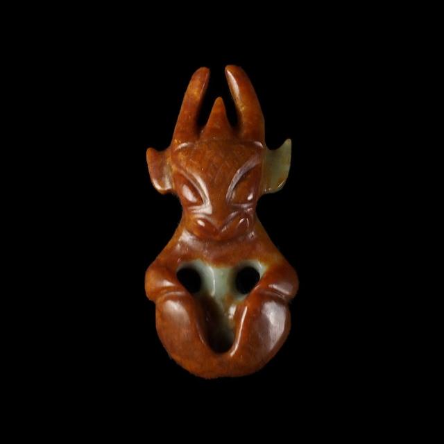 中国 青花 山水神獣文 馬頭琵琶 置物 M R7978B 琵琶装饰品品牌及