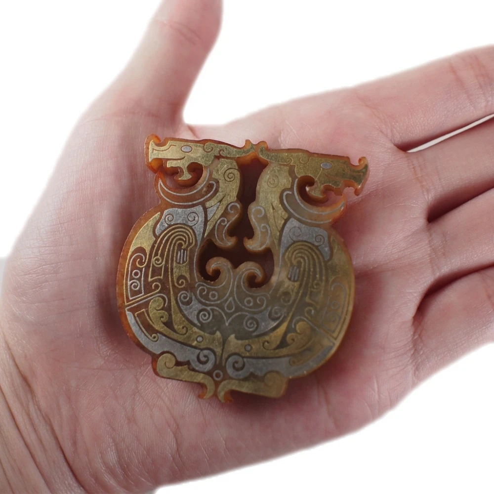 本物保証 天然古翡翠 浮彫 螭龍紋 玉璧 根付 玉佩 貴重 本物保証 天然古翡翠 浮彫 螭龍紋 玉璧 根付 玉佩 貴重