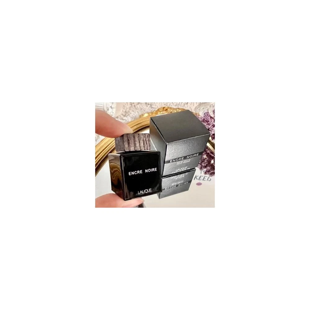 【LALIQUE 萊儷】Lalique Encre Noire 萊儷 黑澤男性淡香水 4.5ml 迷你小香《小平頭香水店》