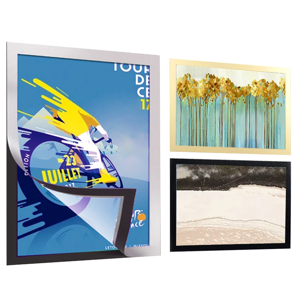 PVC磁性相框-A4(畫框 展示框 展示牌 展示貼 廣告牌 公告欄 海報框 獎狀 裱框 牆面裝飾)