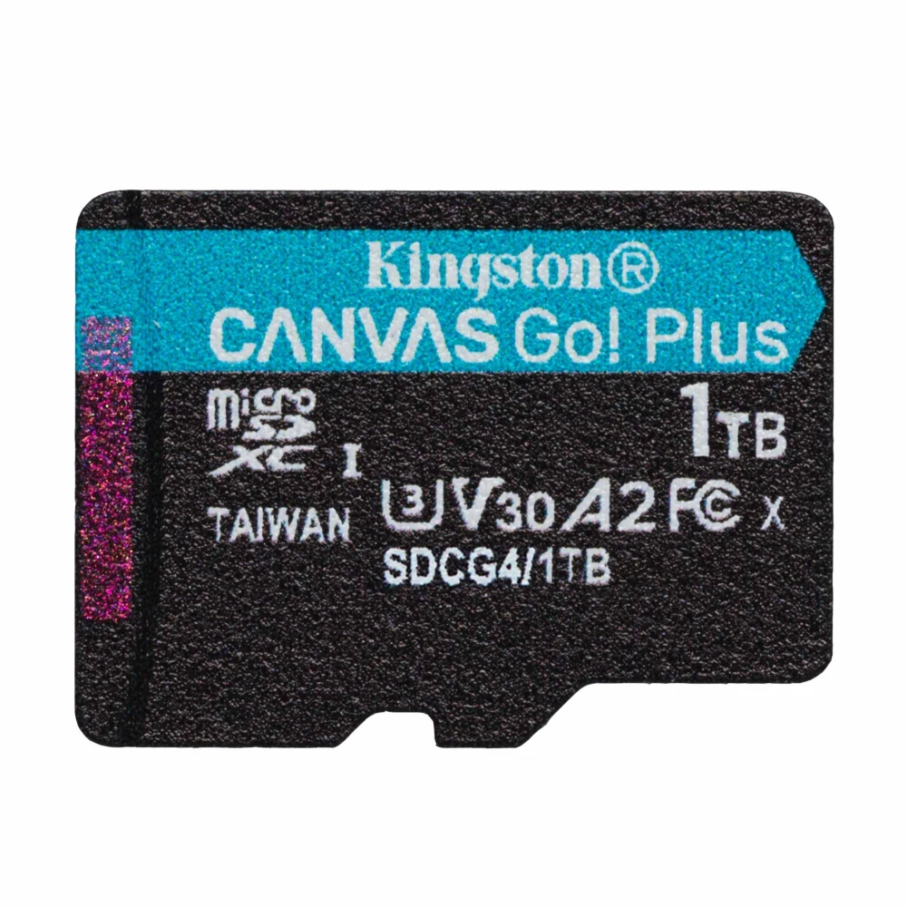 【Kingston 金士頓】Canvas Go Plus microSD 1TB 記憶卡 (SDCG4/1TB) 1T microSDXC A2 U3 V30 TF 小卡