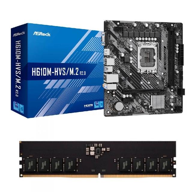 マザーボード ASRock H610M-HVS/M.2R2 DDR4 3200 32GB Amazon