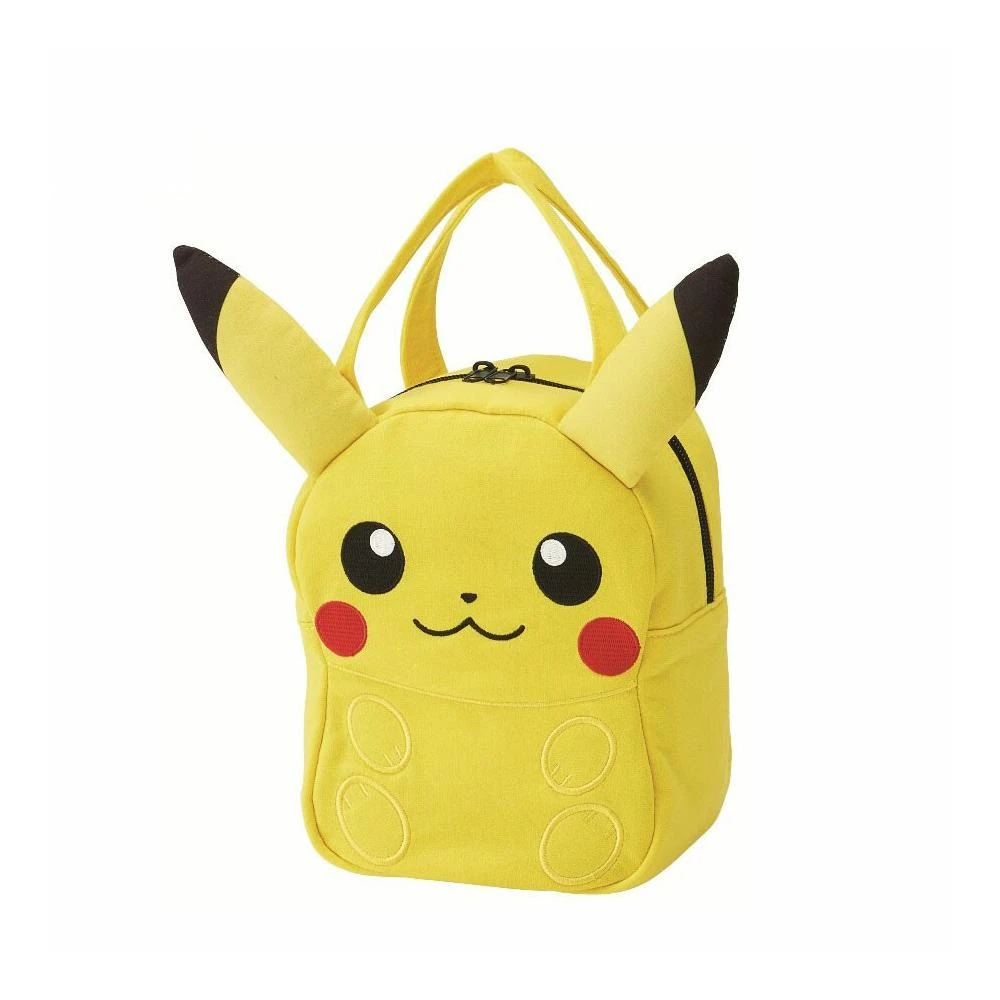 【POKEMON 精靈寶可夢】日本正品 皮卡丘提袋 袋子 郊遊午餐袋 寶可夢 郵差小包 包包 mo-25