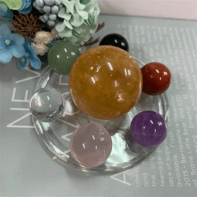 【希少・高品質】七星陣（本水晶1） 水晶七星盘，八星阵！#crystals #crystal #七星盘#SEVEN-STAR