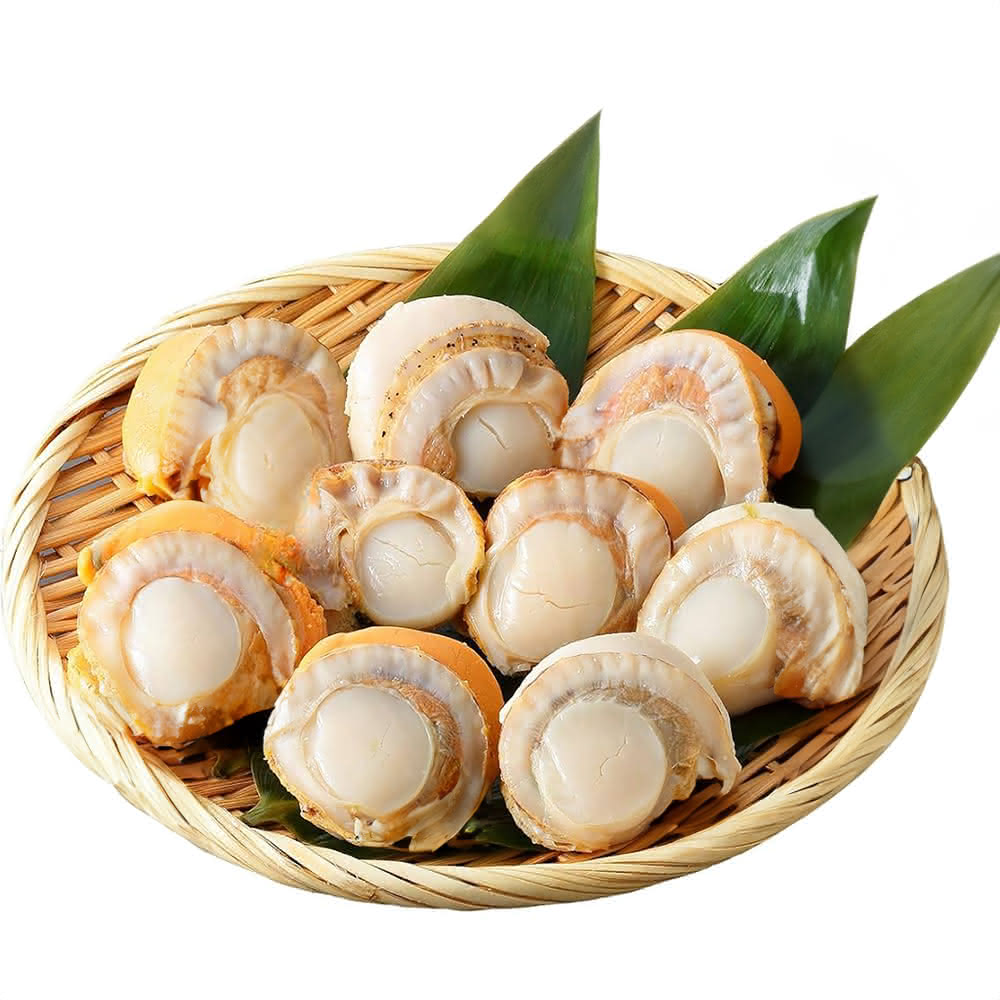 帆立貝 祥鈺水產】日本帆立貝21-25顆/包800g