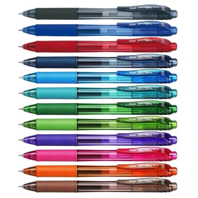 【Pentel 飛龍】0.5 極速鋼珠筆 共12色 BLN105