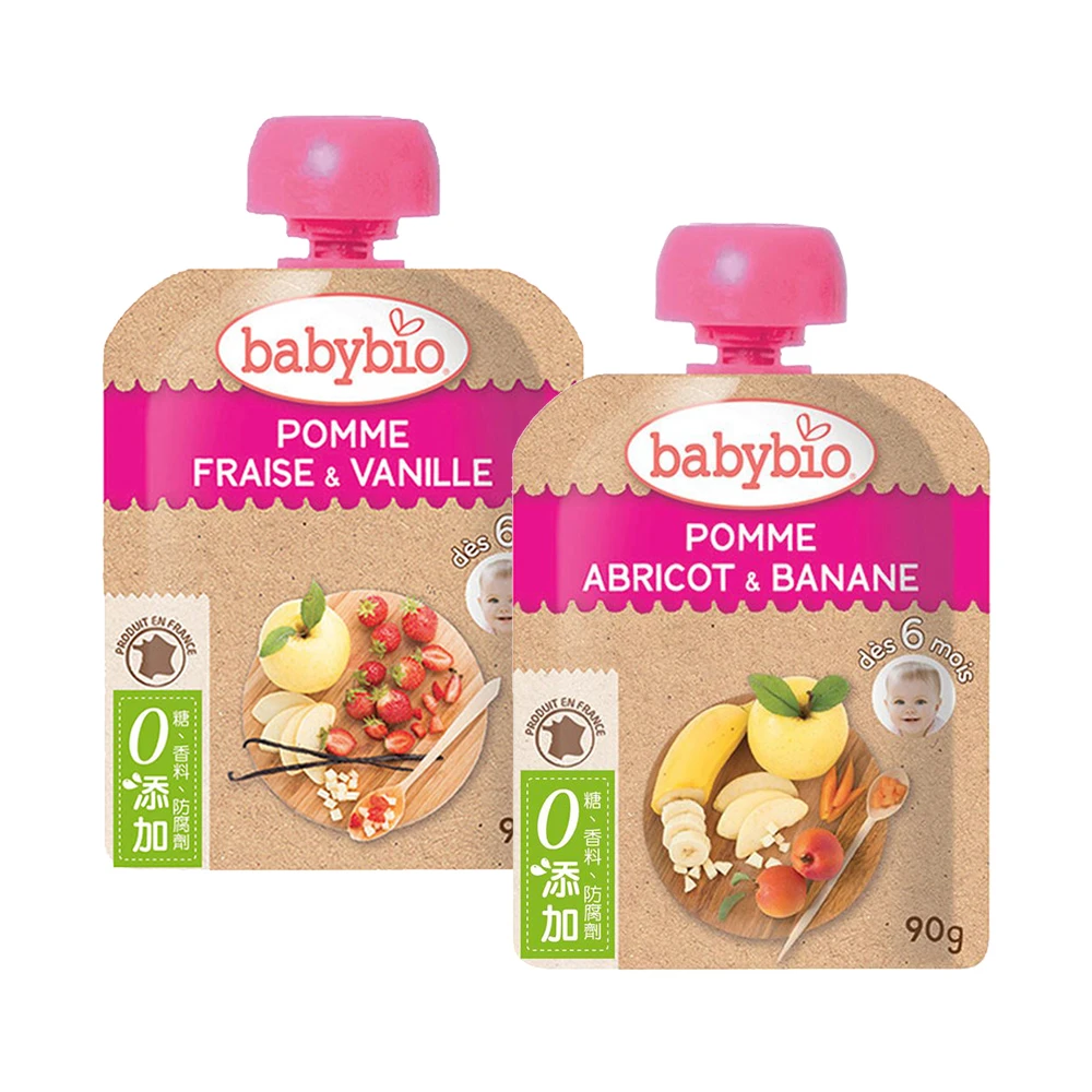 【BABYBIO】纖果泥隨身包6M+ 效期正常生機 果泥 寶寶果泥 優鮮果 法國果泥 倍優 嬰幼兒副食品