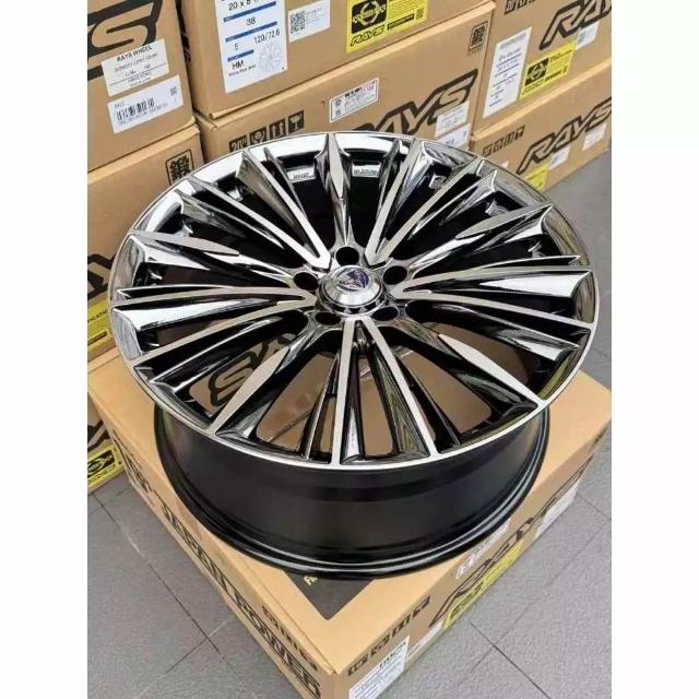 日本RAYS 鋁圈20吋STRATAGIA VOUGE ET38 DR色5孔114.3