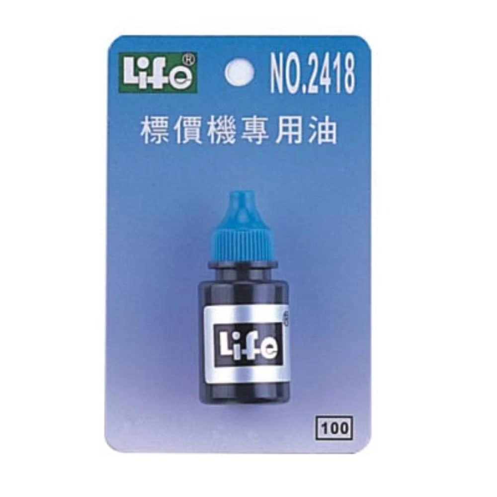 徠福LIFE NO.2418 標價機專用油 (適用各廠牌標價機)