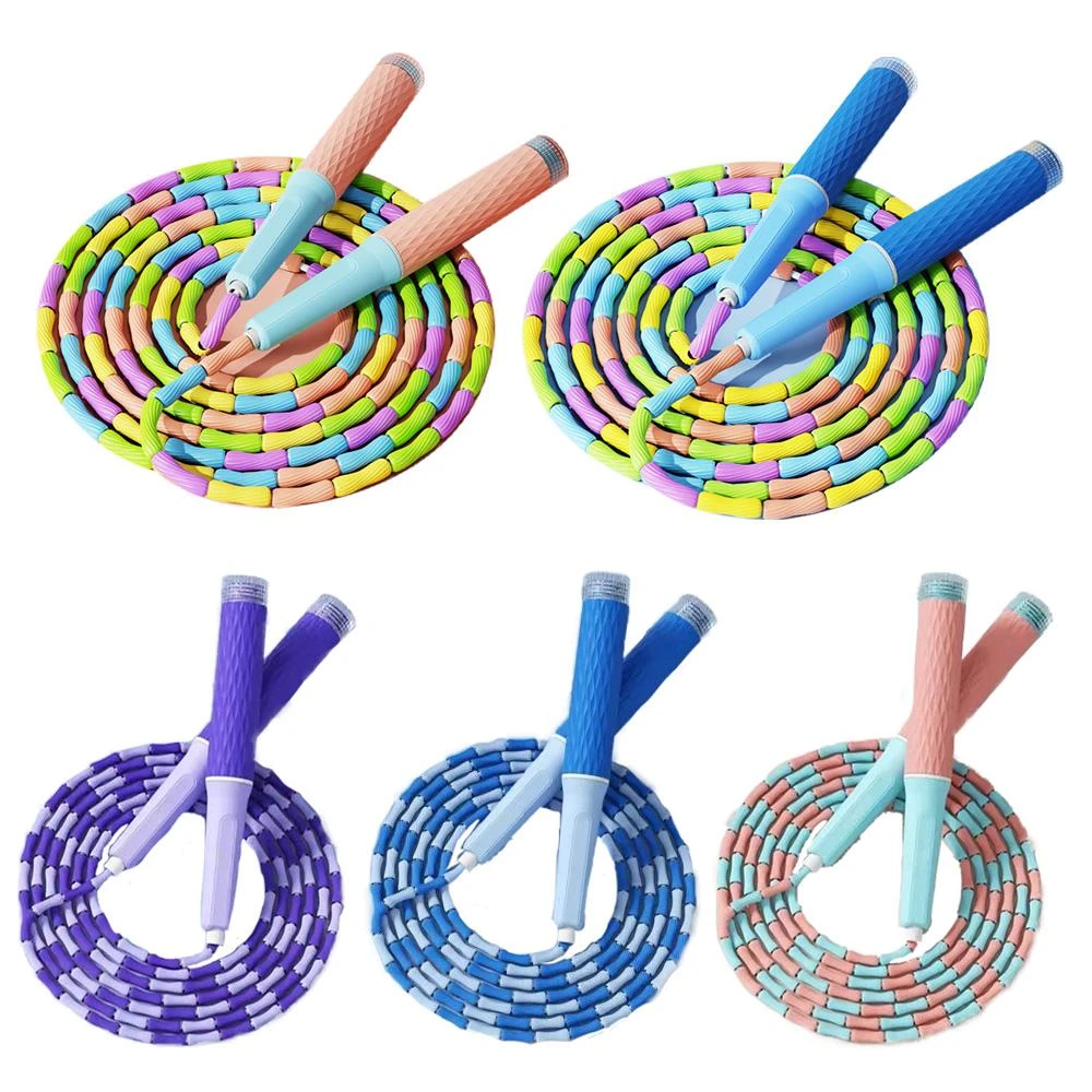 【JHS】兒童跳繩 跳繩 節拍跳繩 節奏跳繩 竹節跳繩 花式跳繩 節拍繩 不打結跳繩