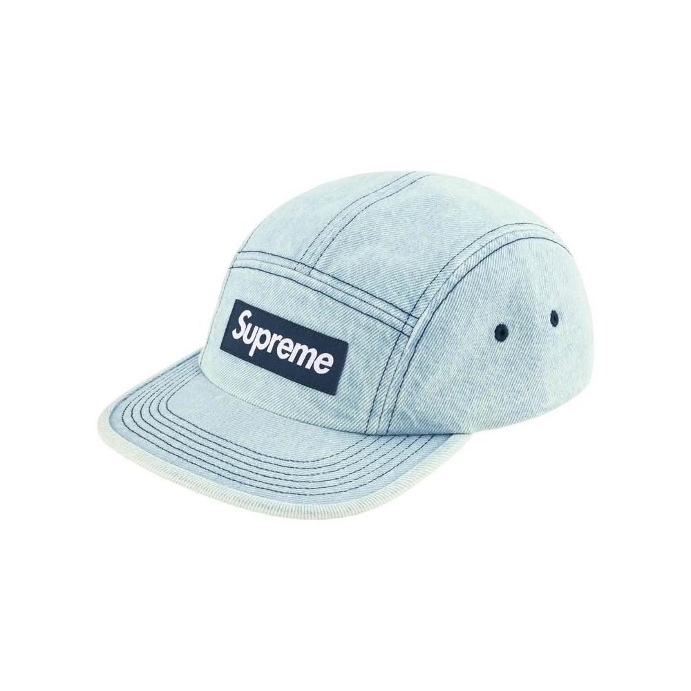 SUPREME】Supreme 25SS Logo Denim Camp Cap 丹寧帽