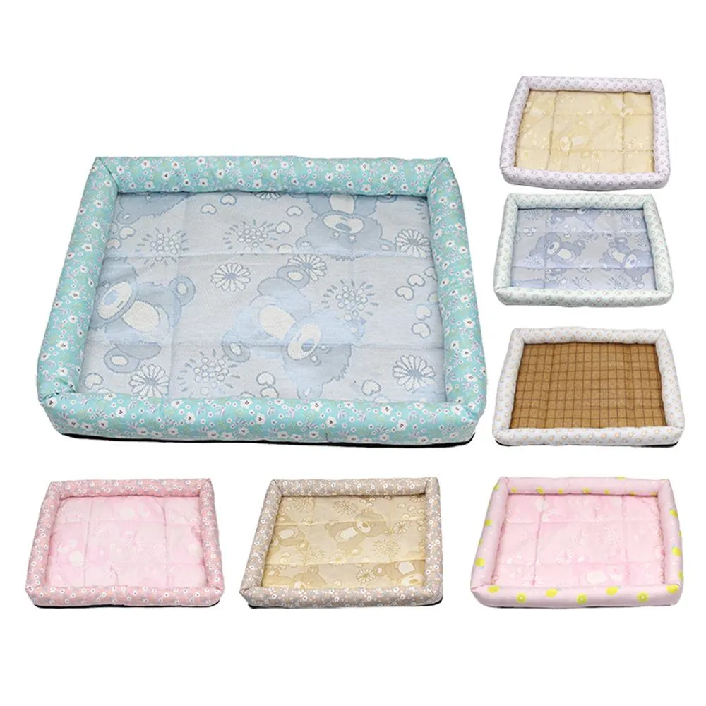 【LIKE PET】寵物涼感冰絲床墊 寵物窩/透氣涼墊/狗窩貓窩/夏日消暑/睡床