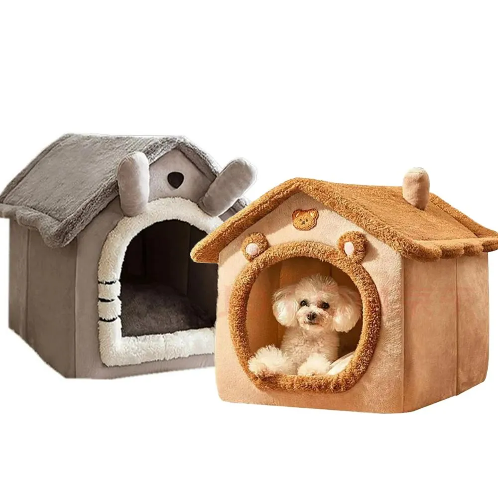 【LIKE PET】寵物保暖小屋子 寵物保暖窩 寵物房子 貓狗睡窩 狗窩貓窩 寵物睡墊 可拆洗 四季通用 寵物窩