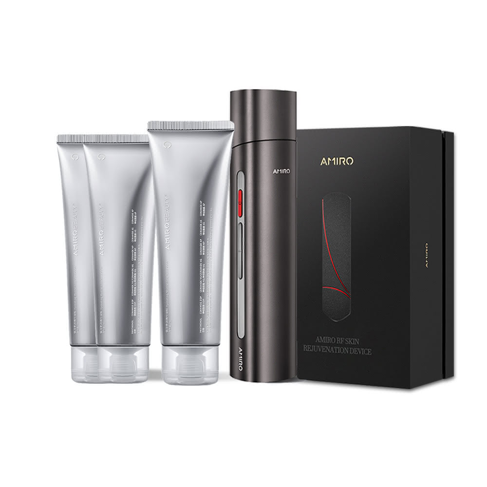 AMIRO 時光機拉提美容儀R1 PRO 贈凝膠1條+保濕凝膠2入導入儀/ 美顏儀/修復細紋/煥白/緊緻/射頻儀