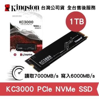 Kingston KC3000 NVMe M.2 SSD 1TB 未使用 SSD Kingston KC3000 1024GB